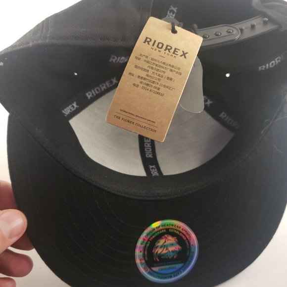 Riorex Winter Fashion Flat Lion Head Black Baseball Cap New Hiphop - Picture 3 of 4